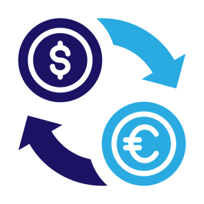 Money Exchange, Money, Exchange, Currency, Dollar, Euro icon