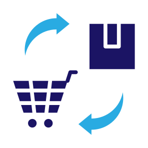 Purchases, Procurement, Goods, Product, Parcel, Shopping Cart icon