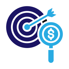 Target Market, Target, Market, Research, Focus, Goal icon