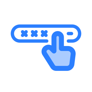 Code Pin, Password, Security, Access, Key, Hand, Lock, Safety, Protection, Keyboard icon
