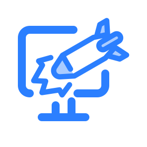 Ddos, Attack, Network, Cyber, Hacker, Web, Encryption, Ddos Attack, Cybersecurity icon