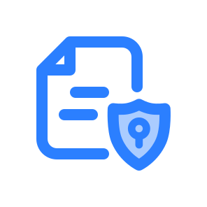 Document Protection, Security, Data, Privacy, Secure, Office, Shield, File, Safe, Lock icon