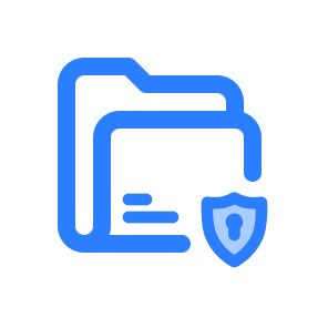 Folder, Data, Security, File, Access, Document, Storage,archive, Protection, Lock icon