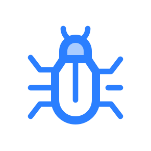 Malware, Virus, Cyber, Alert, Attack, Danger, Warning, Hacking, Spyware, Ransomware icon