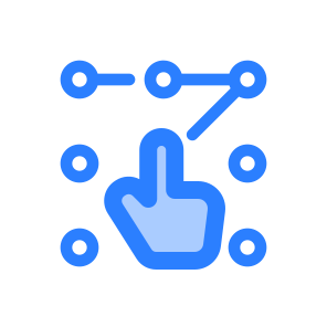 Pattern Lock, Screen, Lock, Phone, Security, Protection, Button, Authentication, Touchscreen, Pin icon