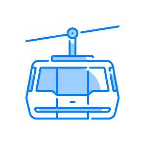 Cable Car, Gondola, Mountain, Transport, Winter, Cableway, Lift, Travel, Aerial, Tourism, Ski icon