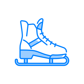 Ice Skate, Skate Shoes, Skating, Winter, Sport, Ice, Blade, Footwear, Cold, Rink, Recreation icon