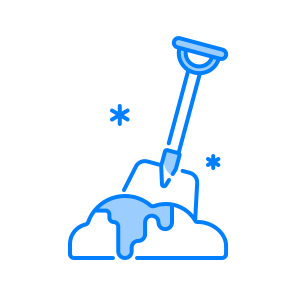 Shovel, Tool, Snow, Winter, Dig, Handle, Equipment, Cold, Outdoor, Cleanup, Blade icon