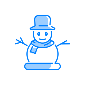 Snowman, Winter, Cold, Snow, Frozen, Holiday, Christmas, Ice, Cartoon, Cute, Character icon