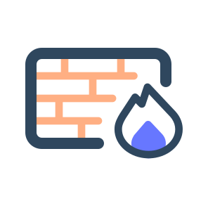 Firewall, Network, Security, Safety, Protection, Cyber, Privacy,  Server, Encryption, Safe icon