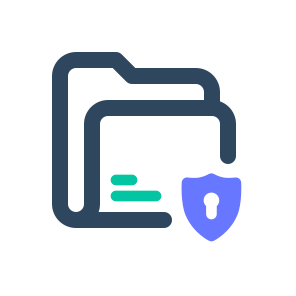 Folder, Data, Security, File, Access, Document, Storage,archive, Protection, Lock icon