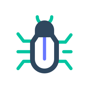 Malware, Virus, Cyber, Alert, Attack, Danger, Warning, Hacking, Spyware, Ransomware icon