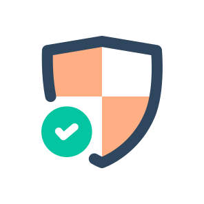 Shield, Security, Protection, Badge, Secure, Safe, Antivirus, Check, Insurance icon