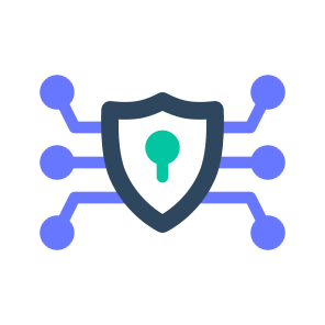 Cyber Security, Protection, Shield, Lock, Firewall, Encryption, Data, Privacy, Network, Safety icon