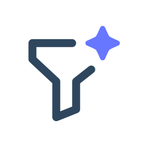 Filter, Funnel, Ai, Settings, Adjustment, Control, Analytics, Process, Diagram icon