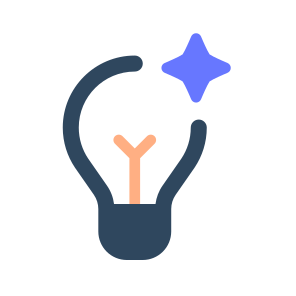 Idea, Lightbulb, Innovation, Creativity, Thinking, Solution, Concept, Imagination, Vision, Insight icon