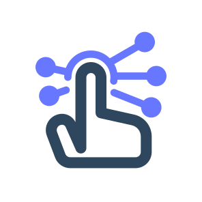Interactive, Gesture, Touch, Click, Digital, User, Responsive, Control, Interface, Engage icon