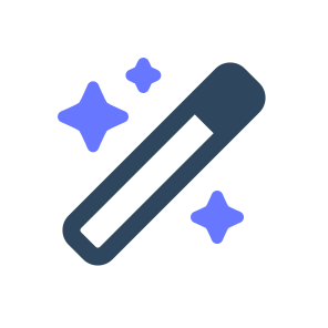 Magic Wand, Sparkle, Star, Fairy, Tool, Fantasy, Glow, Enchantment, Illusion, Shine icon
