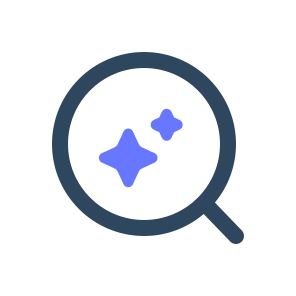 Search, Ai, Magnifying Glass, Technology, Digital, Data, Innovation, Research, Analysis, Discovery icon