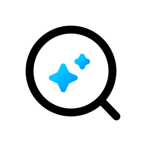 Search, Ai, Magnifying Glass, Technology, Digital, Data, Innovation, Research, Analysis, Discovery icon