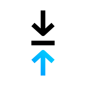 Shrink, Narrowing, Screen Settings, Full Screen, Resize, Indicator icon