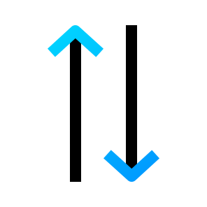 Transfer, Vertical, Swap, Sort, Switch, Arrow icon