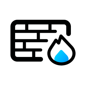 Firewall, Network, Security, Safety, Protection, Cyber, Privacy,  Server, Encryption, Safe icon
