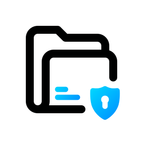 Folder, Data, Security, File, Access, Document, Storage,archive, Protection, Lock icon