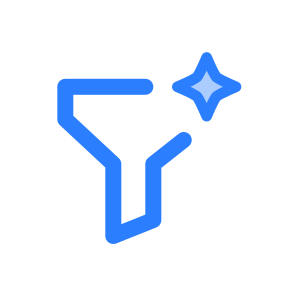 Filter, Funnel, Ai, Settings, Adjustment, Control, Analytics, Process, Diagram icon