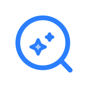 Search, Ai, Magnifying Glass, Technology, Digital, Data, Innovation, Research, Analysis, Discovery icon