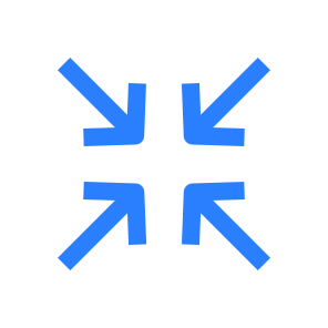 Minimize, Scalable, Collapse, Centered, Resize icon