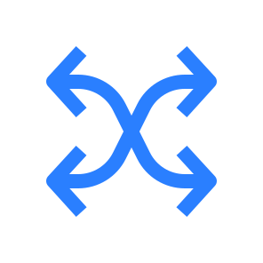 Shuffle, Four Arrows, Crossed, Arrows, Shuffle Arrows, Direction icon