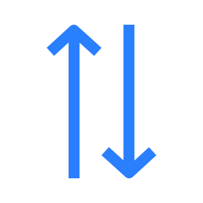 Transfer, Vertical, Swap, Sort, Switch, Arrow icon