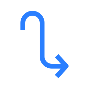 Turn Down, Down Right, Bottom Right, Navigate, Direction, Arrow icon