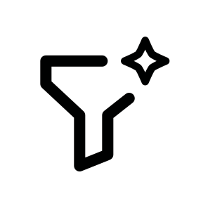 Filter, Funnel, Ai, Settings, Adjustment, Control, Analytics, Process, Diagram icon