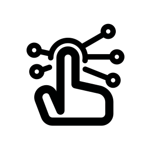 Interactive, Gesture, Touch, Click, Digital, User, Responsive, Control, Interface, Engage icon