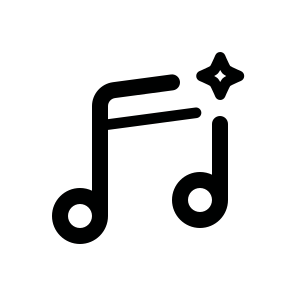 Music, Note, Ai, Sound, Technology, Audio, Digital, Innovation, Composition, Melody icon