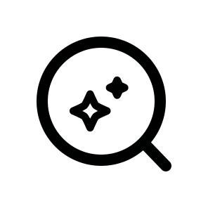 Search, Ai, Magnifying Glass, Technology, Digital, Data, Innovation, Research, Analysis, Discovery icon