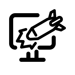 Ddos, Attack, Network, Cyber, Hacker, Web, Encryption, Ddos Attack, Cybersecurity icon