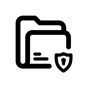 Folder, Data, Security, File, Access, Document, Storage,archive, Protection, Lock icon