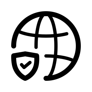 Internet Security, Network, Online, Protection, Privacy, Safe, Shield, Protect, Web, Connection icon