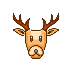 Deer, Animal, Wildlife, Forest, Antlers, Nature, Woodland, Mammal, Winter, Silhouette, Wild icon