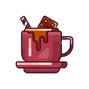 Hot Chocolate, Drink, Warm, Winter, Cozy, Cocoa, Beverage, Mug, Sweet, Comfort, Dessert icon