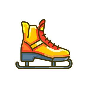 Ice Skate, Skate Shoes, Skating, Winter, Sport, Ice, Blade, Footwear, Cold, Rink, Recreation icon