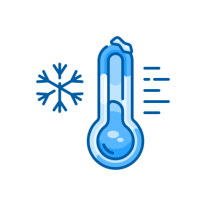 Thermometer, Winter, Cold, Temperature, Freezing, Weather, Snow, Climate, Chill, Measurement, Gauge icon