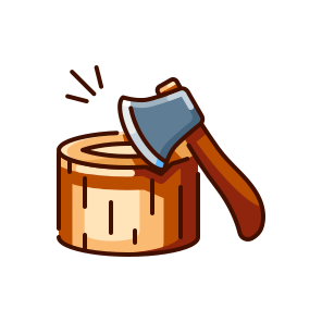 Woodcutter, Lumberjack, Axe, Wood, Forest, Chopping, Log, Worker, Outdoors, Timber, Tool icon