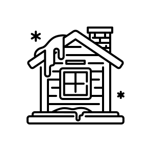Cabin, Wood, Rustic, House, Forest, Nature, Winter, Shelter, Cottage, Architecture, Hut icon
