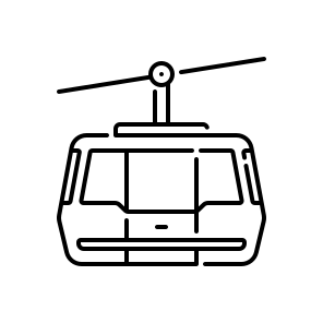 Cable Car, Gondola, Mountain, Transport, Winter, Cableway, Lift, Travel, Aerial, Tourism, Ski icon