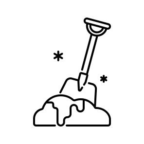 Shovel, Tool, Snow, Winter, Dig, Handle, Equipment, Cold, Outdoor, Cleanup, Blade icon