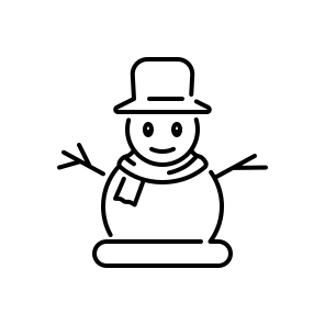Snowman, Winter, Cold, Snow, Frozen, Holiday, Christmas, Ice, Cartoon, Cute, Character icon